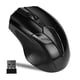 thumbnail image 3 of Seitruly 2019 nuevo ratón inalámbrico 2,4G portátil óptico 4 botones 2000 DPI ratones ergonómicos para ordenador PC portátil Juegos de teclado y mouse para computadora Negro, 3 of 8