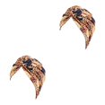 thumbnail image 1 of Jumpingount Bohemian Styles Head Wraps para mujer Headwrap Cap plisado Headcap Headwear Type12 NO12, 1 of 6