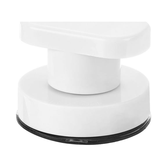 Uxcell Suction Cup Door Handle, 1Pack - ABS Shower Door Handle, Adhesive Push Pull Armrest for Bathroom (White, 62x50mm)