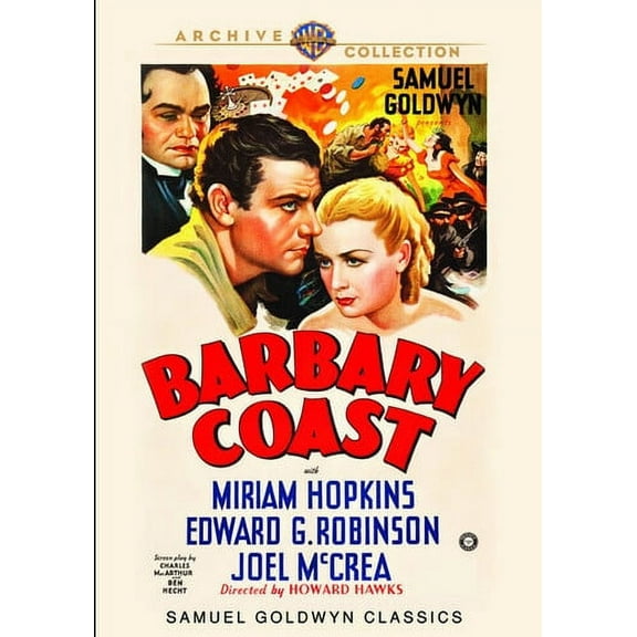 Barbary Coast (DVD), Warner Archives, Action & Adventure