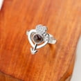 thumbnail image 4 of I Love You 100 Languages Projection Ring Heart Arrow Adjustable Open Rings Couples Y1156, 4 of 7