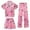 Z999-Hot Pink88, variant on JIAYUE Girls Outfit Sets Lapel Short Sleeve Children's Shorts Casual Elastic Waist Pants Animal Print Pocket Buttons 3 Piece Spring Summer Kids Cute Clothes Sets