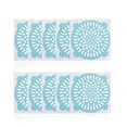 thumbnail image 2 of Cacheta para el cabello Piso Anti-Blocking Etiqueta Etiqueta Económica Tapoteo Alcantarillado Salto Strainer Baño Baño Aseo Accesorios de Ducha Green 10 piezas seitruly HA011864-01, 2 of 7