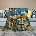 thumbnail image 2 of Shiartex Selfie Safari Animals Blanket for Bed African Throw Blanket for Women, Men and Kids Super Soft Jungle Blanket Throw Blanket for Animal Lovers  40x50in, 2 of 6