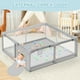 thumbnail image 3 of Parque infantil para bebés y niños pequeños Besuhot con puerta 50 x 50 pulgadas, 3 of 5