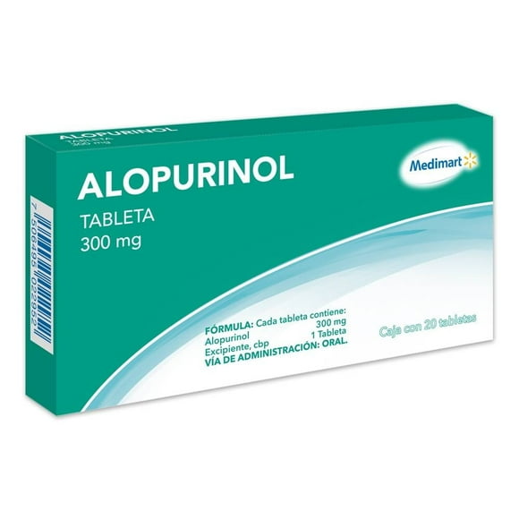 Alopurinol Medimart 300 mg 20 tabletas