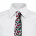 thumbnail image 3 of Necktie, Geometric Abstract Cherries, 3.7", Dark Pink Blue Grey Green, by Ambesonne, 3 of 4