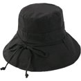 thumbnail image 4 of CoCopeaunts Woman Cotton Bucket Hat Summer Sunscreen Sun Cap Beach Outdoor Shade Bow Headwear Foldable Basin Hat Breathable, 4 of 8