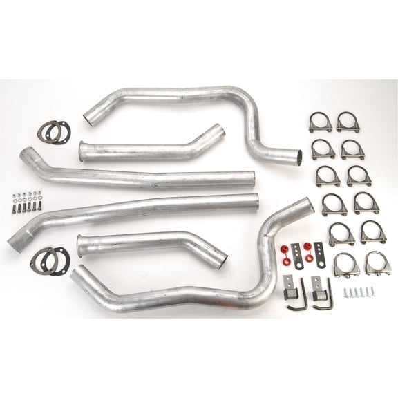 JEGS 30528 Header-Back Dual 2-1/2 Exhaust Kit 1967-1981 Camaro/Firebird 1962-197