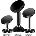 thumbnail image 3 of Dual Magnetic Phone Mount Holder, Universal Hands-Free Phone Holder for Gym with 360 Degree Angle Adjustable, Strong Magnet Compact Size for Recording and Videos While Working Out, 38mm Silver, 3 of 5