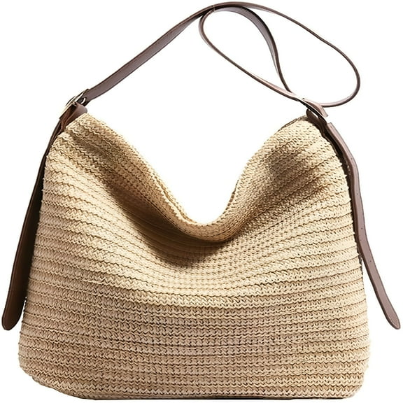 GASTROPOD Straw Tote Bag for Women Woven Shoulder Bag Large Crossbody Purse Summer Beach Handbag Top Handle Bag
