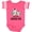 Football Pink and White, variant on Inktastic Zebra My Papa Loves Me Boys or Girls Baby Bodysuit