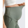 thumbnail image 3 of G4Free EverGoing Maternity Athletic Shorts with Pockets Over The Belly Drawstring Casual Pregnancy Shorts Yoga Workout, 3 of 8