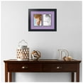 thumbnail image 2 of ArtToFrames Collage Photo Picture Frame with 2 - 4x6" Openings, Framed in Black with Lavender Mist and Black Mats (CDM-3926-530), 2 of 8