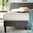 thumbnail image 3 of Zinus Cambril 38" Upholstered Platform Bed Frame with Sustainable Bamboo Slats, Full, 3 of 15