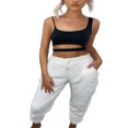 thumbnail image 3 of Womens Warm Plush Drawstring Pajama Pants Jogger Plush Fuzzy Sweatpants S-XXL, 3 of 6