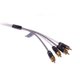 thumbnail image 1 of Cable RCA Fusion blindado de 4 vías y 25 pies, 1 of 4