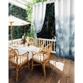 thumbnail image 5 of nqOlkjepod Outdoor Curtains for Patio Waterproof, Forest Farmhouse Outdoor Privacy Panels Grommet, Vintage Nature Tree Scenery Watercolor Blackout Outside Curtains for Porch/Cabana 54"x95", 2 Panels, 5 of 8