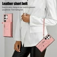 thumbnail image 5 of SaniMore for Samsung Galaxy S23 Ultra Case, Samsung Galaxy S23 Ultra Wallet Case for Women Men, PU Leather RFID Blocking Wristlet Zipper Shoulder Strap Cover with Card Holder Kickstand, Rosegold, 5 of 10