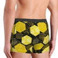 thumbnail image 5 of Balery Geometric Pattern with Bee Men's Boxer Briefs, Soft and Breathable Cotton Underwear with nylon Waistband-Medium, 5 of 9