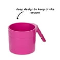 thumbnail image 4 of Diono Car Seat Cup Holders for Radian, Everett and Rainier Car Seats Perfect for Drinks, Snacks and Toys, Pack of 2, Purple Plum, 4 of 11