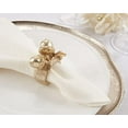 thumbnail image 2 of Fennco Styles Harvest Festive Acorn Napkin Rings, Set of 4 - Gold Resin Napkin Holders for Thanksgiving, Christmas, Home Décor, Dining Room, Banquets, Family Gatherings and Special Occasions, 2 of 2