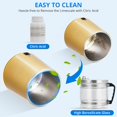 thumbnail image 3 of Acekid 4L Distilled Water Maker - Household Stainless Steel Water Purifier Countertop, Distilled Water Maker 4 Litre Water Purifier Home Pure Water Maker, 3 of 7