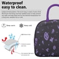 thumbnail image 3 of Womens Halloween Purple Spooky Icons Lunch Box for Work,Insulated Lunch Bag for Women,Loncheras Para Mujer,Leakproof Adult Lunch Bag for Work,Beach,Travel,Picnic,Camping, 3 of 7