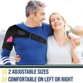 thumbnail image 2 of CSChome Shoulder Support Brace Shoulder Brace Adjustable Soft Breathable Universal Design Pain Relief Shoulder Support Brace Sleeve Wrap, 2 of 6