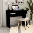 thumbnail image 1 of vidaXL Desk Black 90x50x74 cm Engineered Wood, 1 of 4