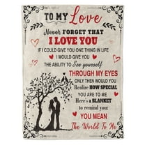 Funnil Anniversary Couple Gifts for Him, Her - Christmas, Thanksgiving,Birthday, Wedding Gifts, Husband and Wife Gift Ideas, Boyfriend, Girlfriend Gifts Fleece Throw Blankets 50x60in Beige