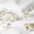 thumbnail image 5 of Rosec Jewels Lab Grown 2 Carat Diamond Engagement Ring for Women - IGI Certified (E-VS1 Quality) - with Jewelry Box, 14K Yellow Gold, US 6.00, 5 of 9