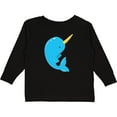 thumbnail image 3 of Inktastic Narwhal Boys or Girls Long Sleeve Toddler T-Shirt, 3 of 5