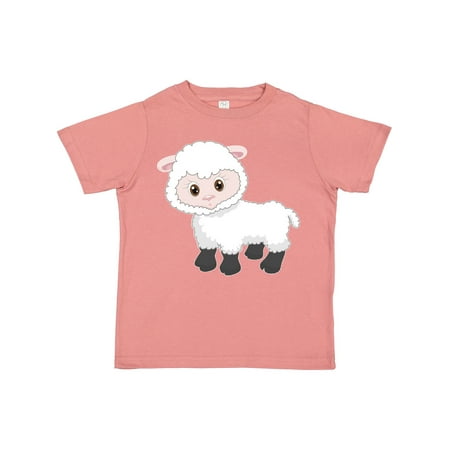 

Inktastic Cute White Lamb Boys or Girls Toddler T-Shirt