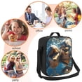 thumbnail image 5 of Lsque Playful Dolphins Underwater Lunch Bag Lunch Box for Women Men Reusable Insulated Lunch Tote Bag,Leakproof Thermal Cooler Sack Food Handbags Case High Capacity, 5 of 9