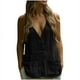 thumbnail image 2 of Blusas para mujer,Camiseta holgada con cuello en V para mujer, blusa informal de manga larga, mezcla de algodón y lino, largo regular para uso diario, sopatenor, 2 of 6