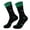 #82Black, variant on Byworldtasic Green Socks St. Patricks Day Socks Novelty Funny Patterns Cotton Socks Festival Gifts
