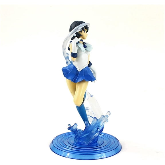 New Sailor Moon 18cm Ami Mizuno Character Anime Statue Figure Desktop Ornament Popular Decorations Fan Souvenirs Creative Gift Collection