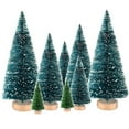 thumbnail image 1 of 8 UDS MINI DELECTORIAS PARA Árboles De NaviDad Con Base De, Árboles De Cepillo De Botella De Seda De Sisal Para Decoración Del Hogar De Fiesta De NaviDad, 1 of 6