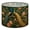 Green, variant on Linen Drum Lamp Shades Elegant Peacock Floral Design Vintage Style Dark Green 13" x 13" x 10" Lampshade for Table Lamps Floor Lamps Lamp Shade Replacement Easy Assembly Required