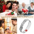 thumbnail image 4 of Vagzen Stainless Steel Medical Alert ID Bracelet for Men Women, Engraving DNR(Do Not Resuscitate), 4 of 5