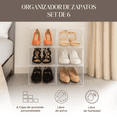 thumbnail image 2 of Set de 6 Organizadores para Zapatos Elly Prestige Transparentes Apilables con Puerta Magnética, 2 of 7