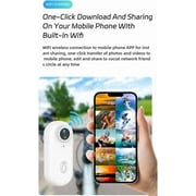 POV Capture Pro, POV Pro 4K Camera, Ultra Wide Angle Wearable Body Adventure Action Cam, for Diving, Cycling and Outdoors Activities (4K-Black, 128g)