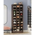 thumbnail image 6 of Tribesigns 10-Tier Shoe Storage Cabinet,  Wooden Shoe Rack with 30 Cubbies, Freestanding Tall Entryway Shoe Organizer for Closet, Entryway, Living Room, 6 of 10