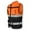 Orange, variant on Huhudde High Visibility Vest Waistcoat Safety with Reflective Strips for Night Cycling