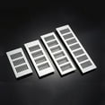 thumbnail image 3 of Alloy Rectangular Air Vent Grille Ventilation Cover for Cabinets Wardrobes, 3 of 5