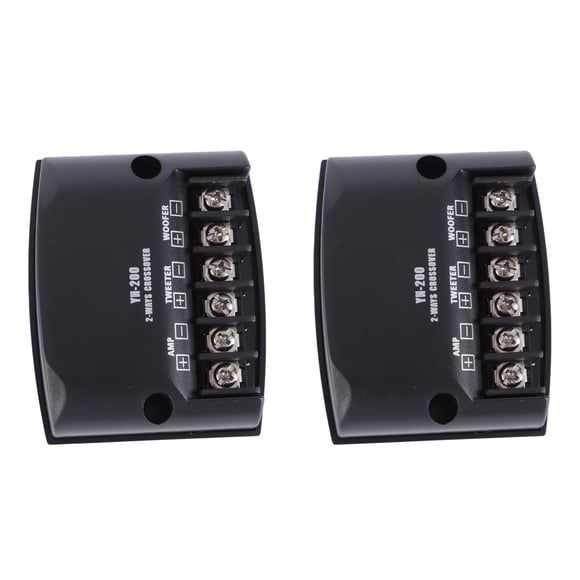 Divisor De Frecuencia De Altavoz De 2 , Piezas Del De Sonido Del Coche De 12 V 60 W Negro Para Coche