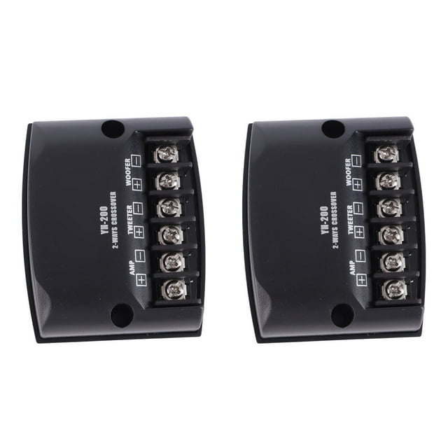 Divisor De Frecuencia De Altavoz De 2 , Piezas Del De Sonido Del Coche De 12 V 60 W Negro Para Coche