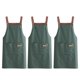 thumbnail image 1 of Delantal Dinheiro 3 piezas impermeable y resistente al aceite, delantal de cocina para adultos para cocinar en el hogar, PVC antiincrustante y resistente al desgaste, ropa de trabajo para la cintura, 1 of 5