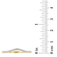 thumbnail image 2 of 14kt Yellow Gold Plated Genuine Diamond Accent Stackable Ring, 2 of 4